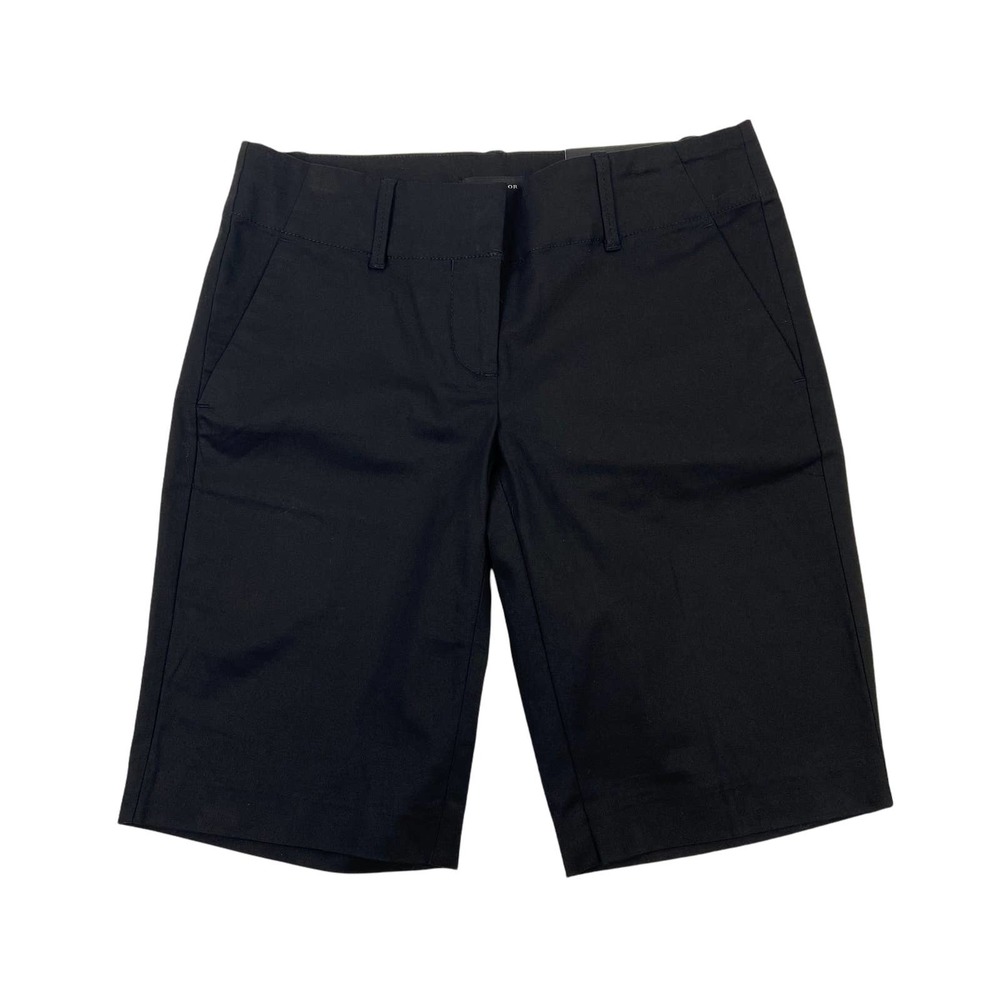 NWT Ann Taylor Black Modern Fit Boardwalk Shorts Size 0
